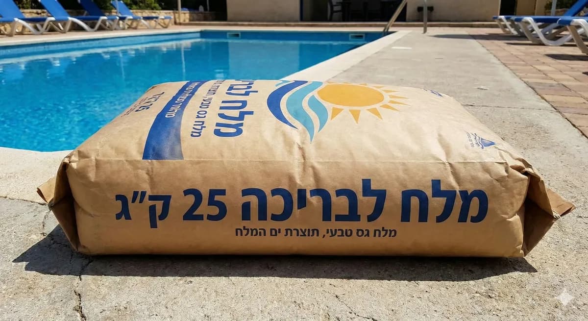 מלח לבריכה 25 ק"ג